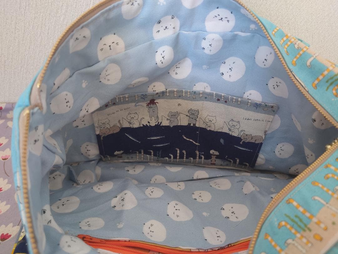 【チャッピー】 猫柄　トートバック＆リュックset