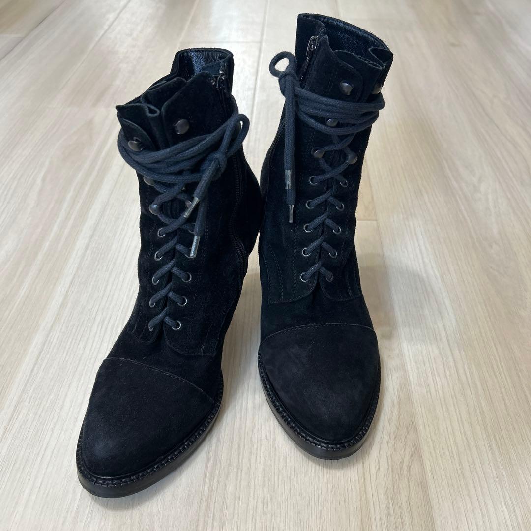 レア美品ANN DEMULEMEESTERレースアップブーツ37.1/2サイズ