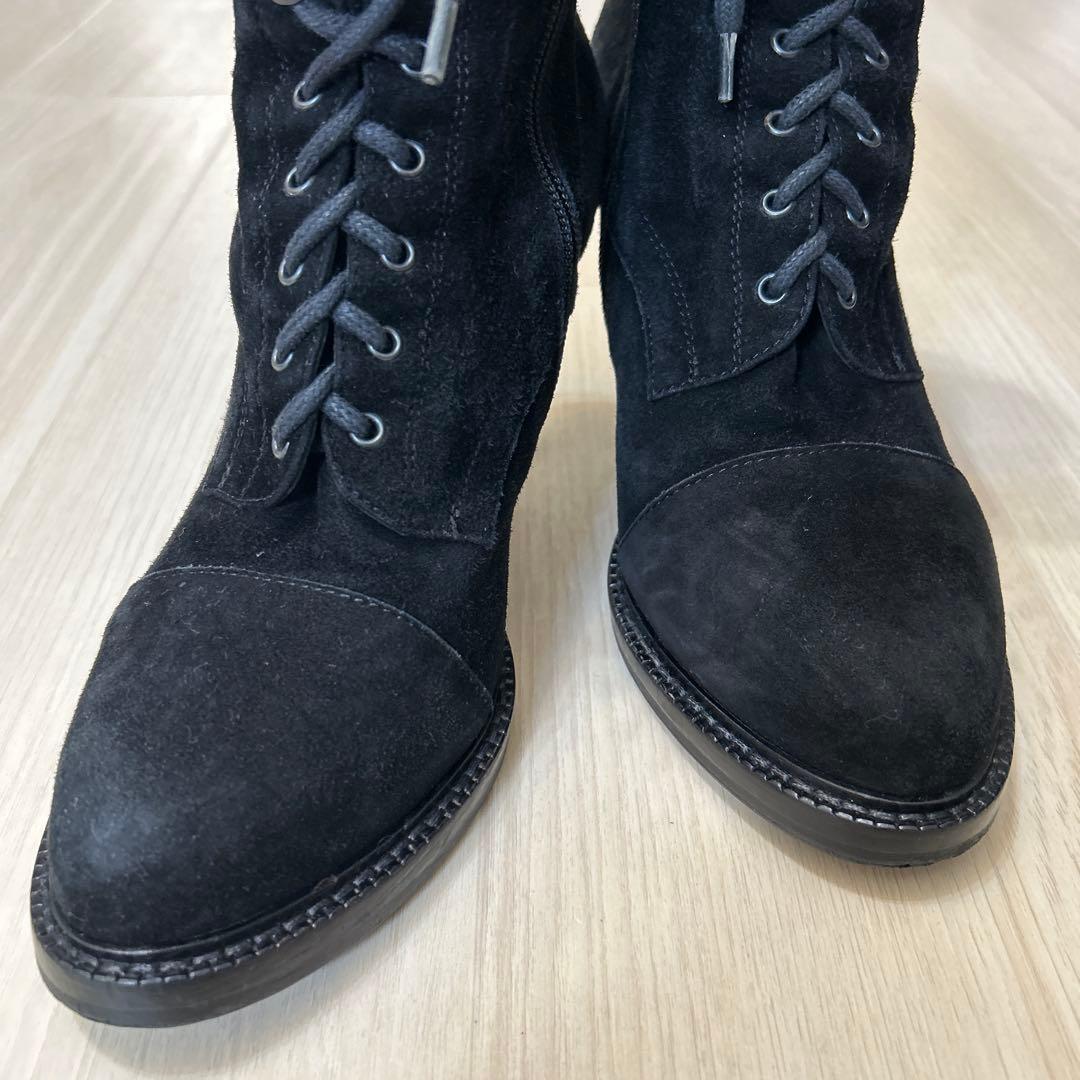 レア美品ANN DEMULEMEESTERレースアップブーツ37.1/2サイズ