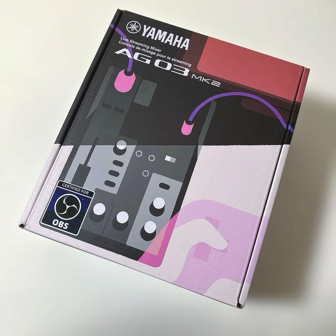 ヤマハ(YAMAHA)ライブストリーミングミキサー ブラック AG03MK2 B