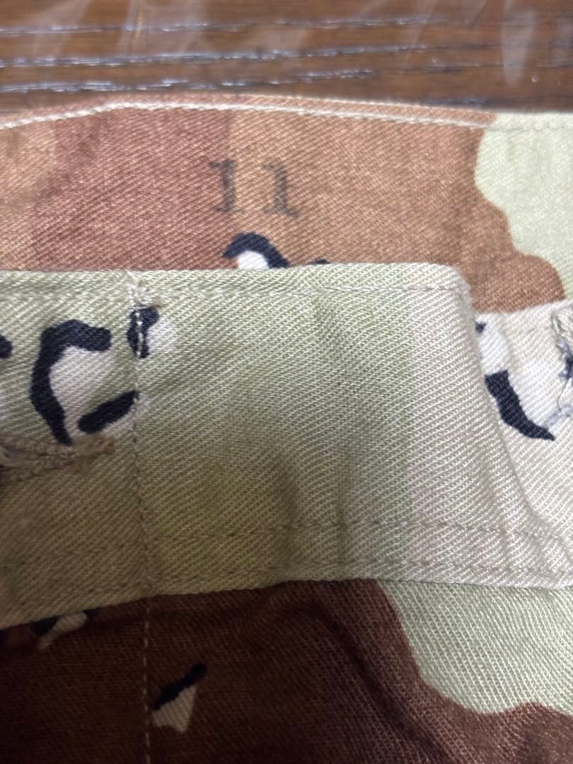 デッドストック米軍 6Cデザート（チョコチップ）カモBDU カーゴパンツ　L-S