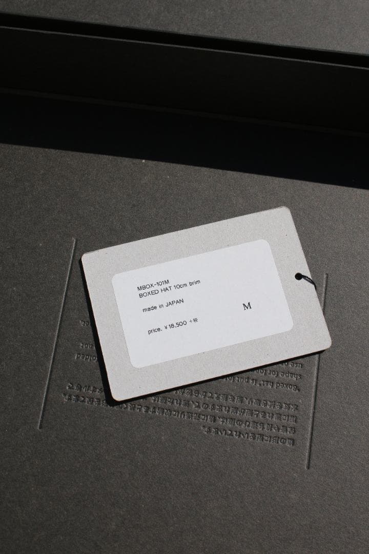 mature ha. boxed hat マチュアーハ　10cm brim！