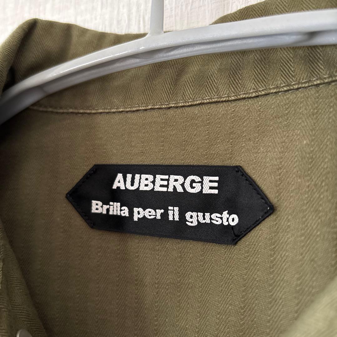 【別注】AUBERGE / M-43 ヘリンボーン ミリタリー シャツブルゾン