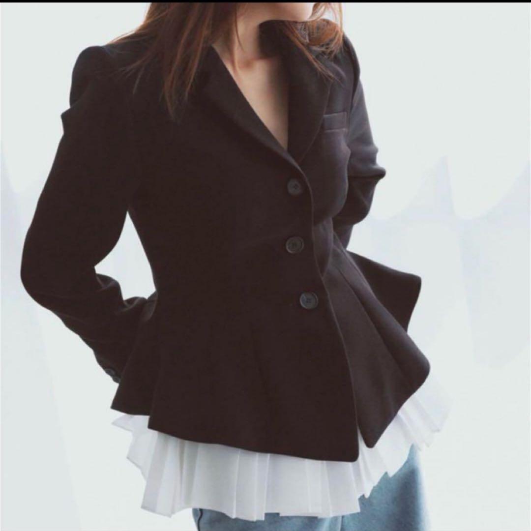 美品♡CADUNE カデュネ神崎 恵さんコラボペプラムジャケット