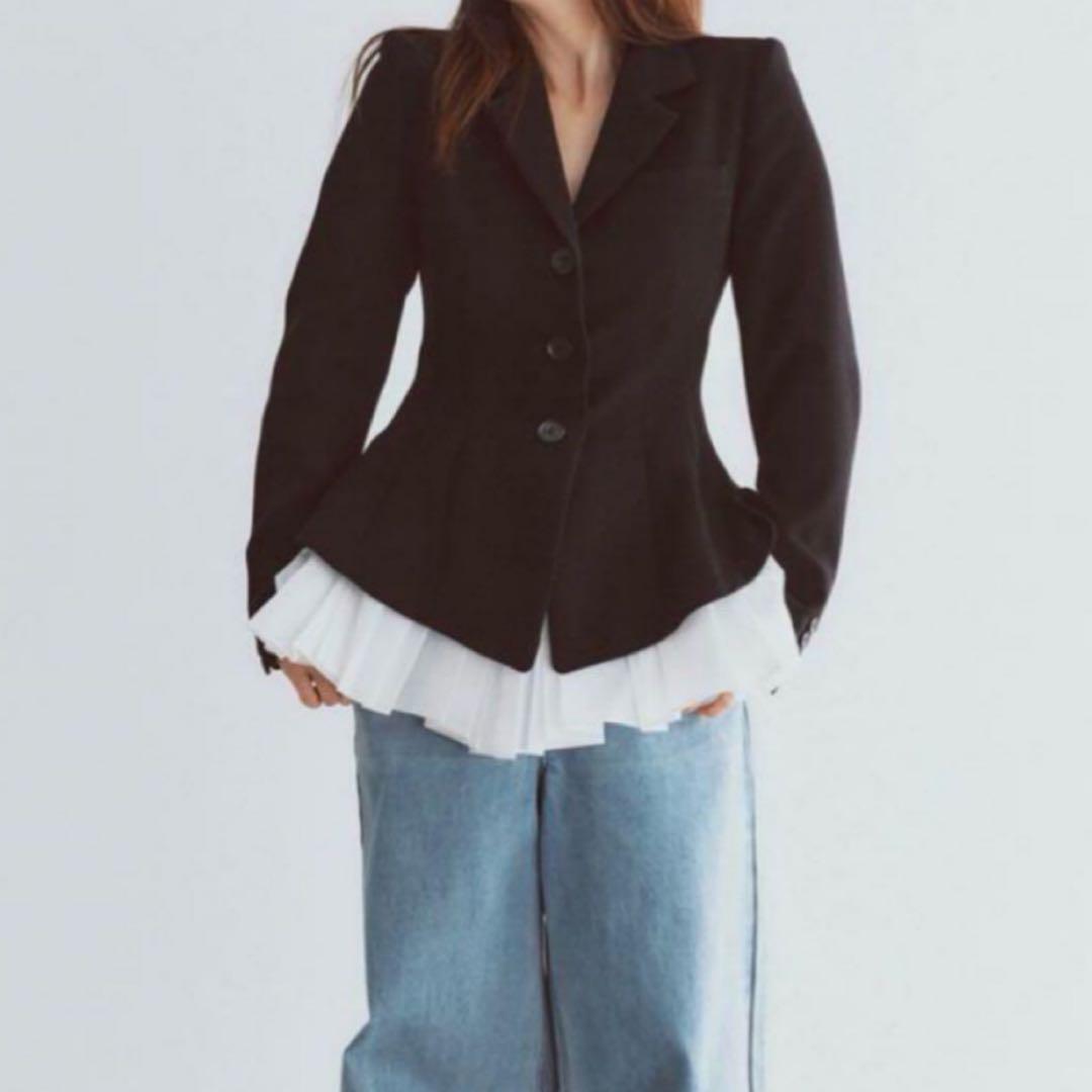 美品♡CADUNE カデュネ神崎 恵さんコラボペプラムジャケット