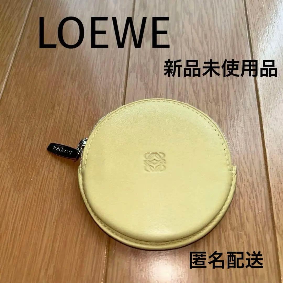 LOEWE イエロー ケース　本革シープスキン　新品未使用品