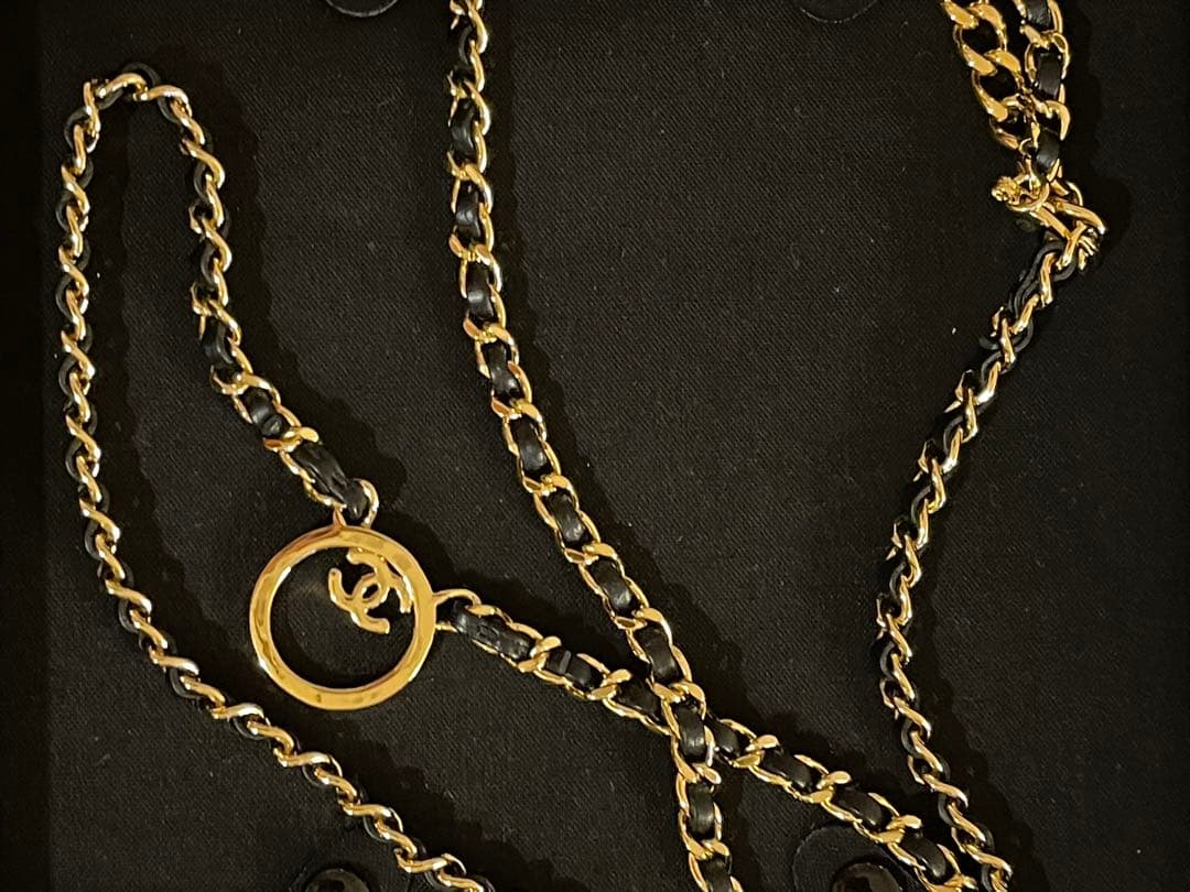 『新品』CHANELシャネルゴールド チェーンネックレス❣️ユニセックスカッコイイ