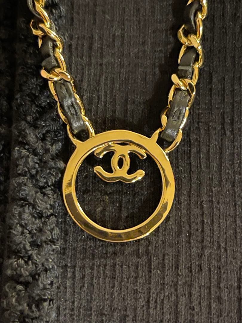 『新品』CHANELシャネルゴールド チェーンネックレス❣️ユニセックスカッコイイ