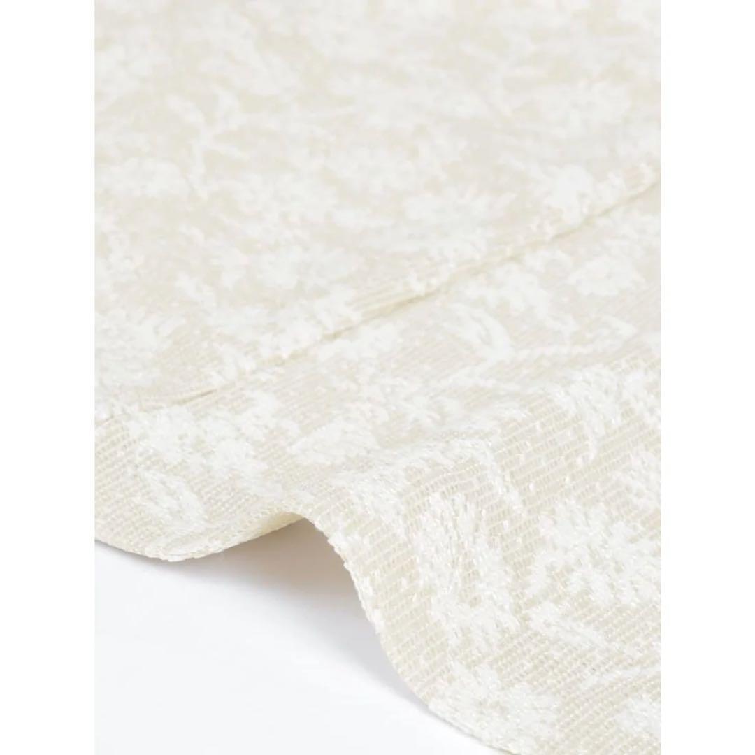 ヤマダヤ　Ample ボタニカルフラワーダブルジャケット　ベージュ