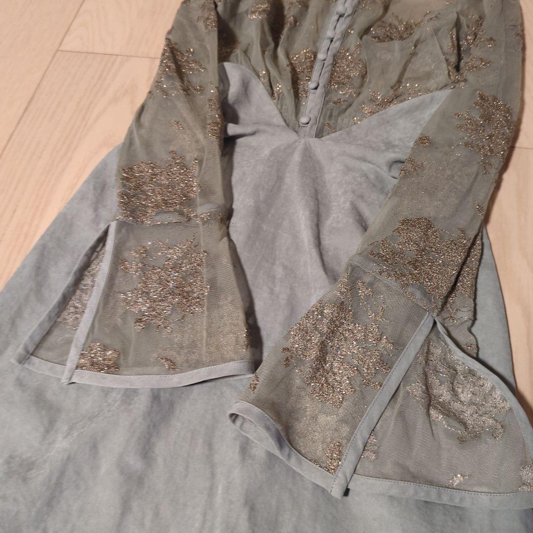 Ameri　FLOWER LACE DRESS