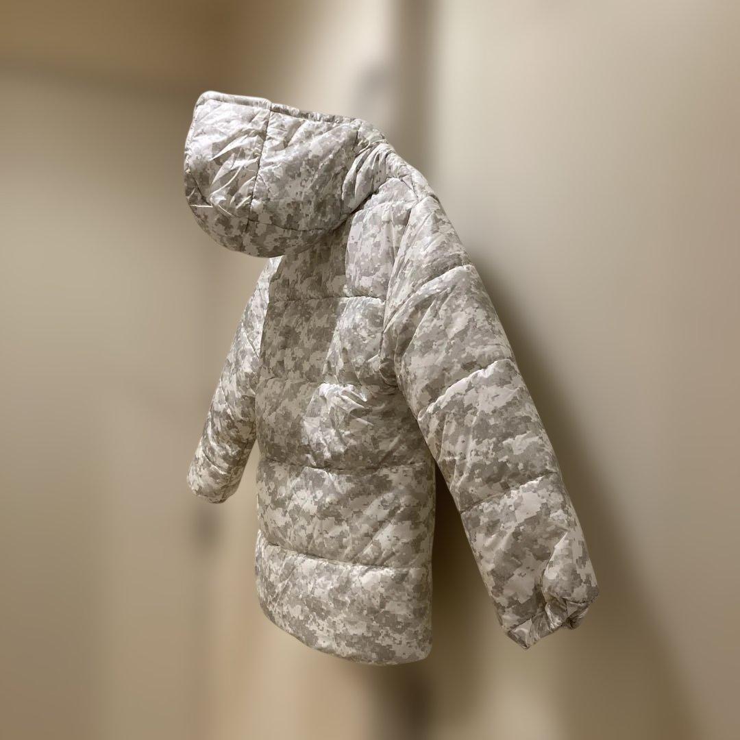 ダウンジャケット 白グレー迷彩suvene y2k