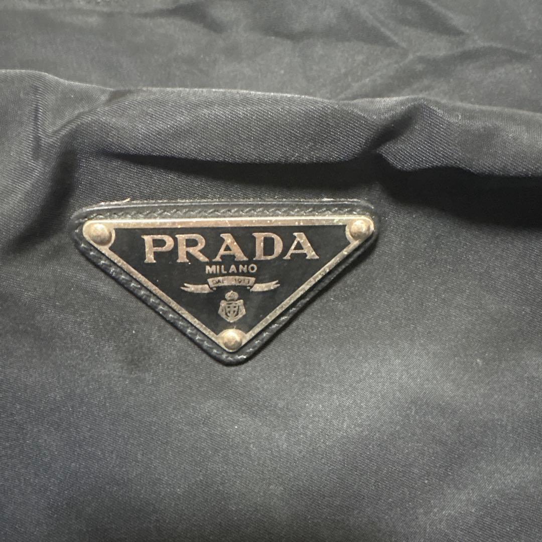 ジ*K様 早い物ガチ‼️ PRADA ボストンバッグ 黒