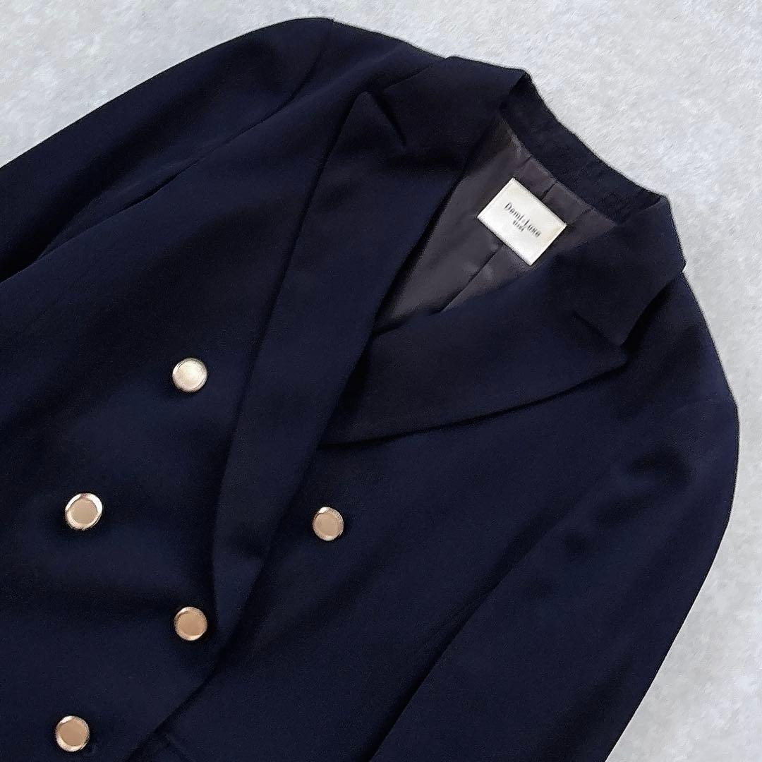 美品 デミルクスビームス 定価4万 紺ブレ 金ボタン テーラード ジャケット