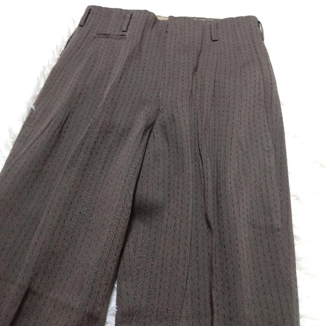 ニコル ダブルスーツ セットアップ ブラウン ウール ヴィンテージ S