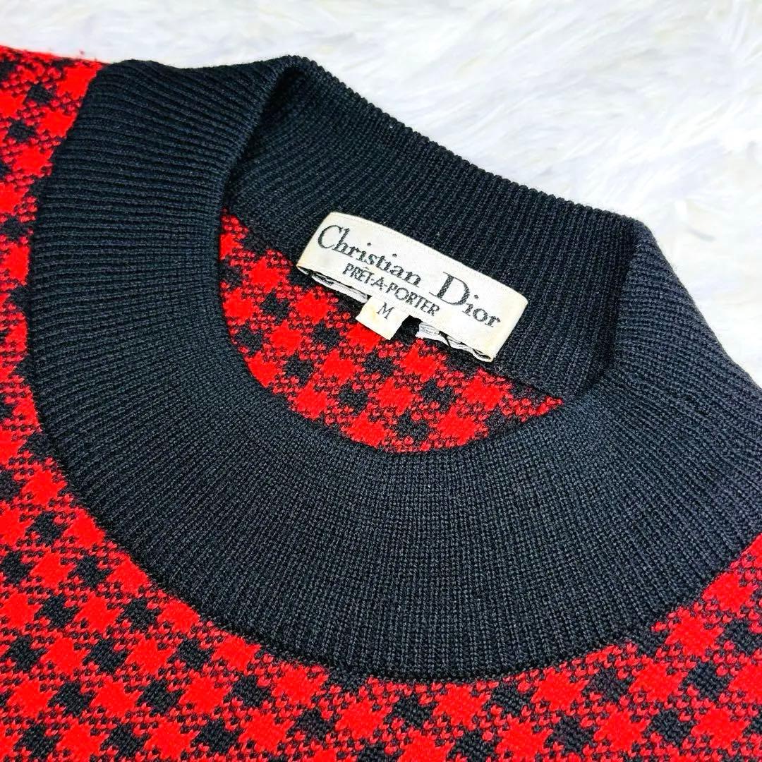 希少 美品 90s Christian Dior ニットワンピース y2k