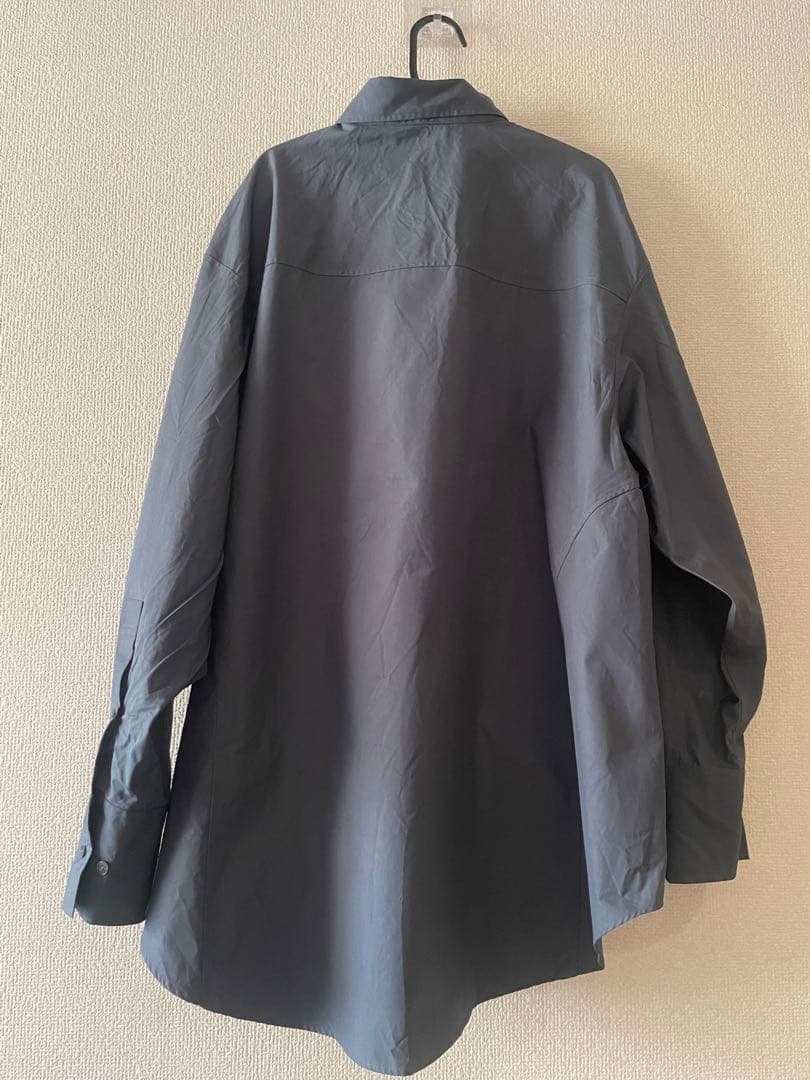 【AURALEE】オーラリー　シャツ　ダークブルー　size0