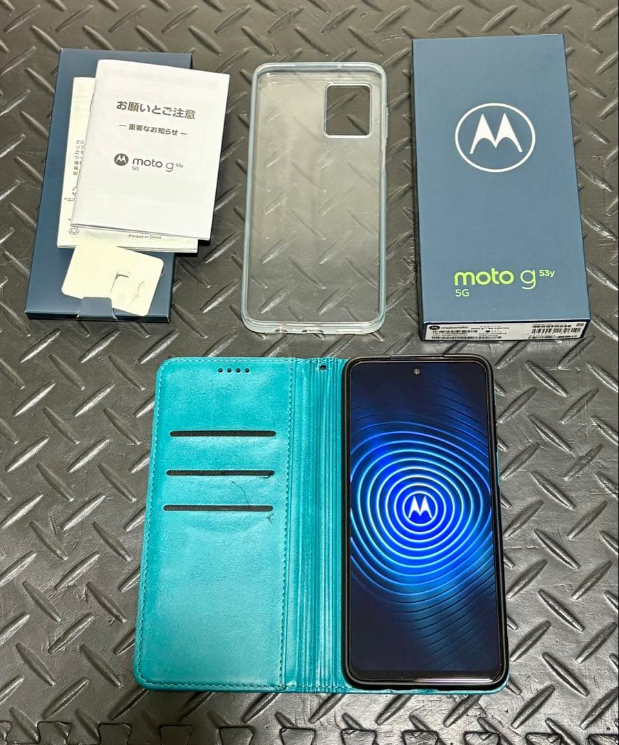 モトローラ　moto g 53y インクブラック