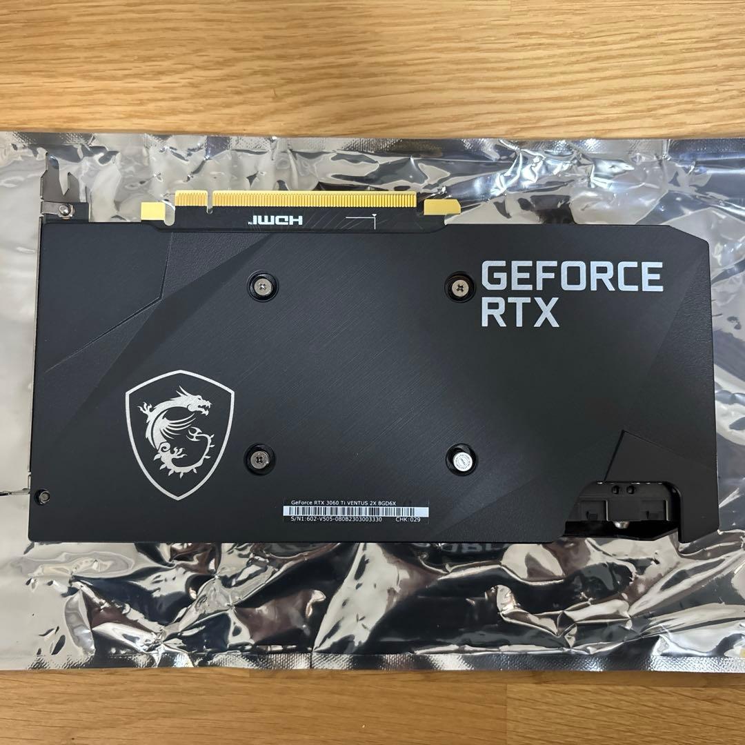 グラフィックボード・グラボ・ビデオカード MSI GEFORCE RTX3060TI VENTUS2X 8G GDDR6X