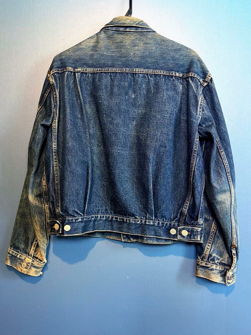 Levi's 50s507XX 2nd 両面タブ ボタン裏刻ドット