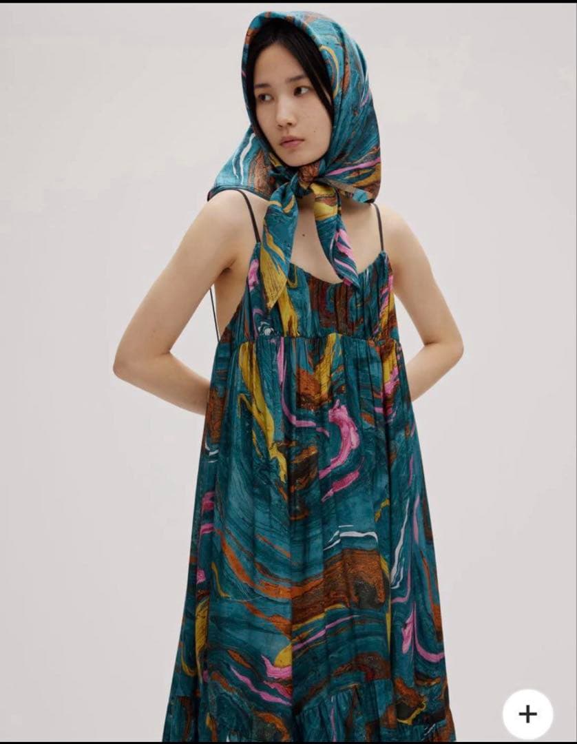 【SH】ameri INDIAN POOL MARBLE DRESS