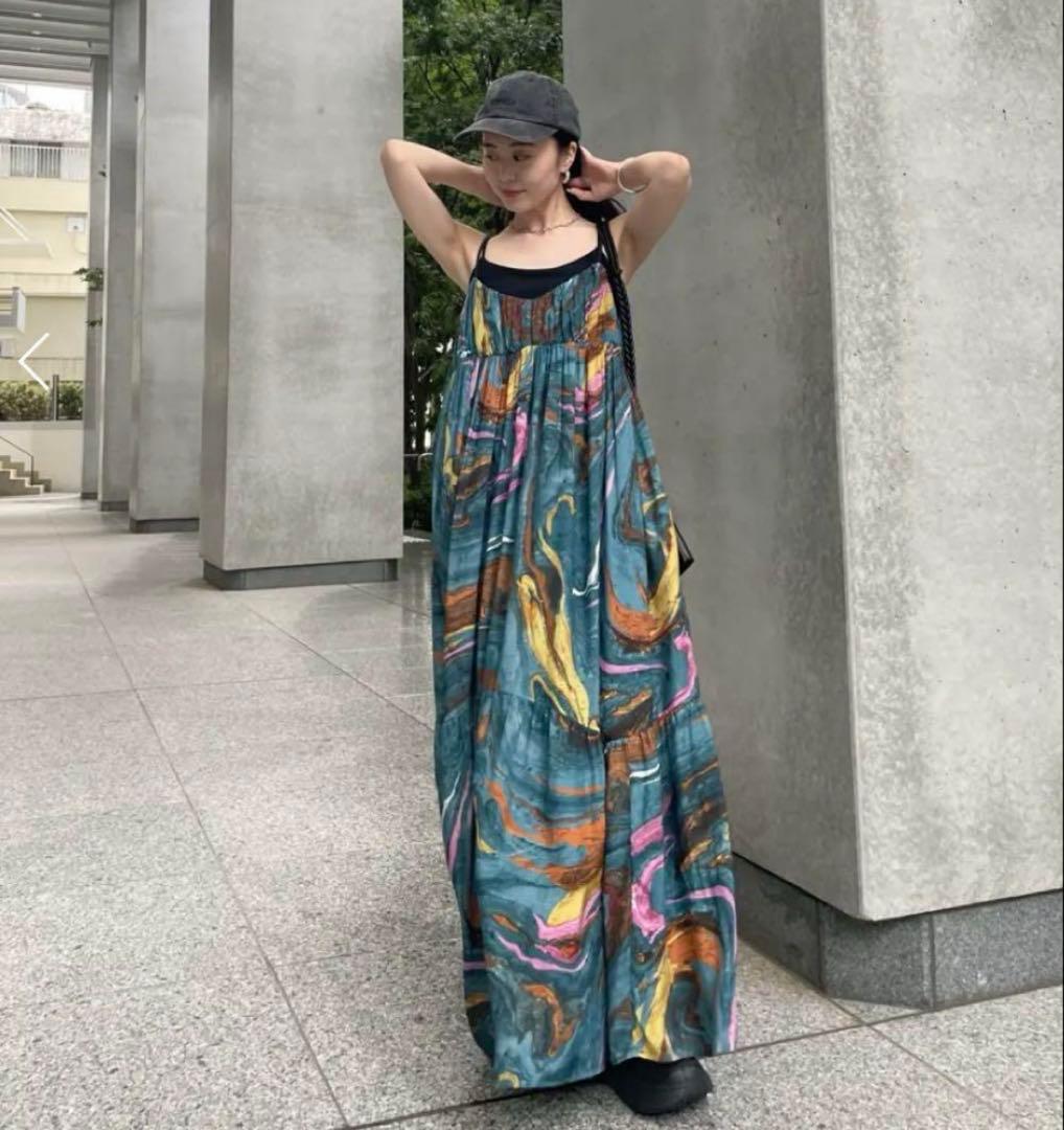 【SH】ameri INDIAN POOL MARBLE DRESS