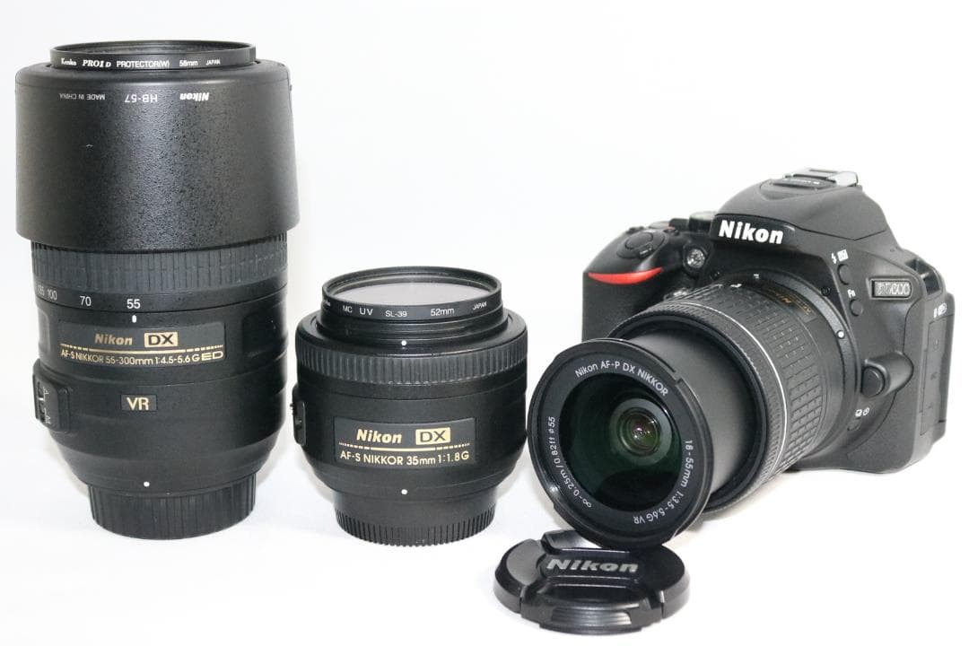 ⭐シリーズ最新！Nikon D5600 ⭐超望遠トリプルキット⭐一眼レフ