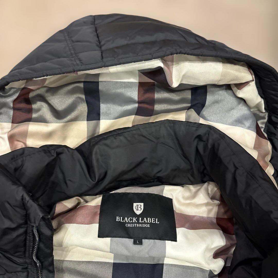 BLACK LABEL CRESTBRIDGE ダウンジャケット　黒　ブラック