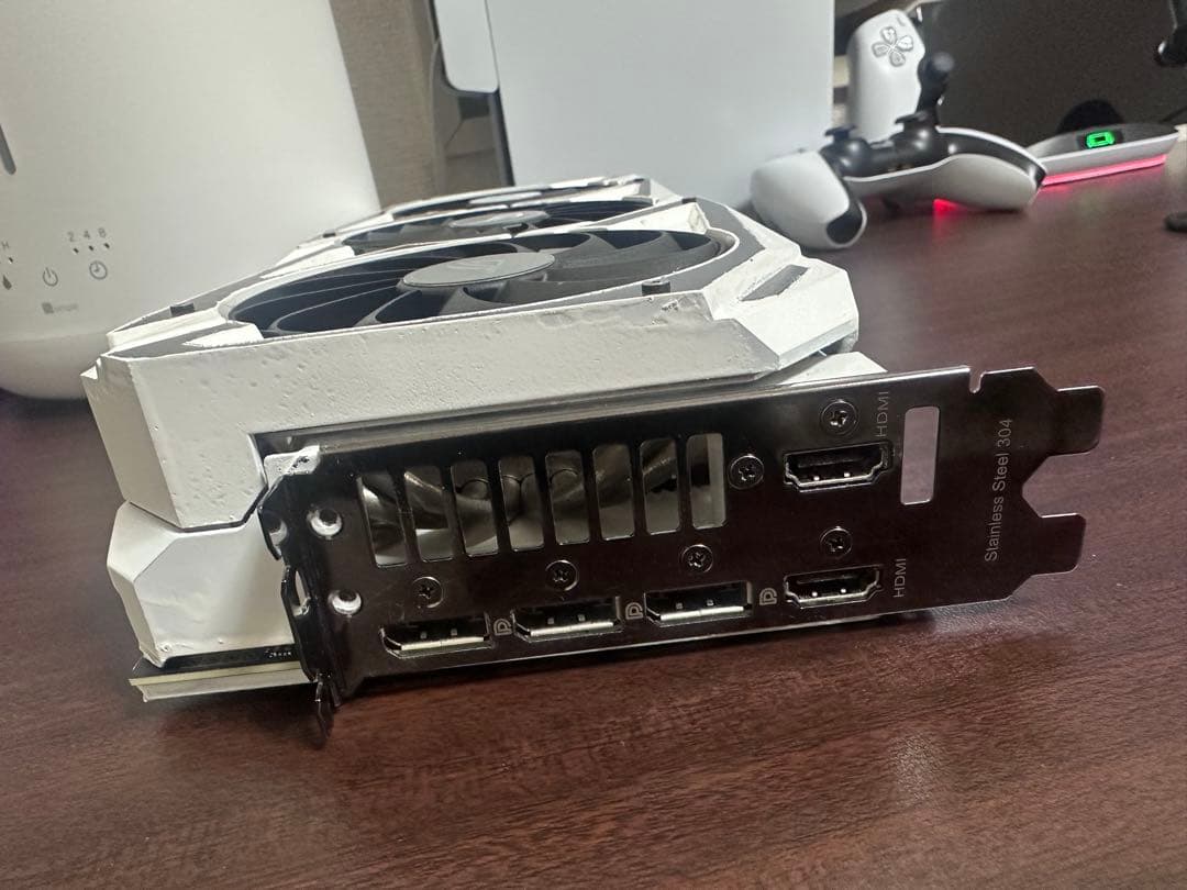 ROG STRIX RTX 3080（ホワイト塗装済み）