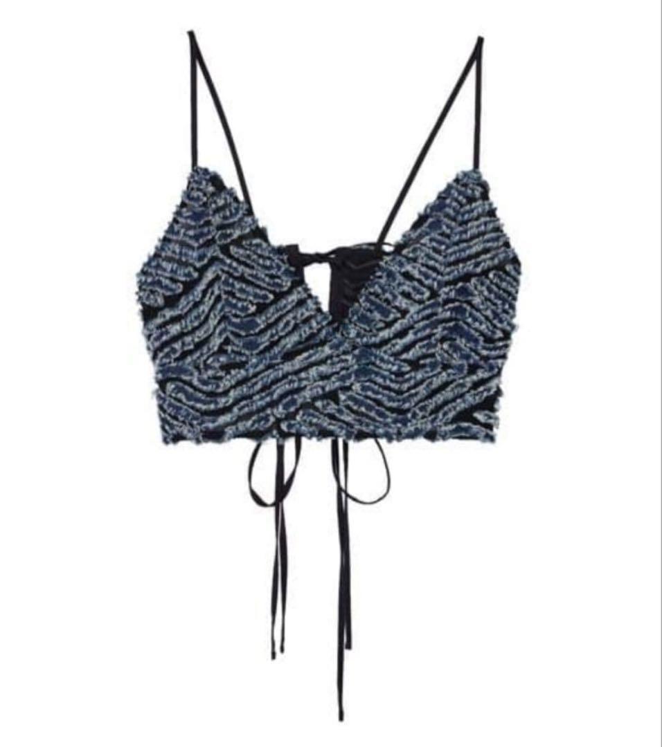 トップス Ameri TAYLOR OPAL DENIM BUSTIER