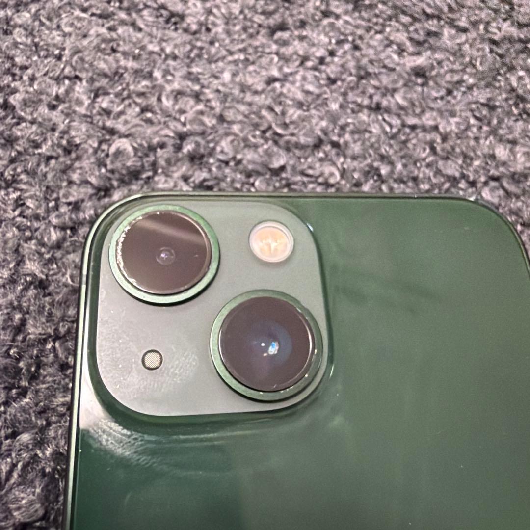 中古　iPhone13mini 緑　バッテリー75% 128G 初期化済