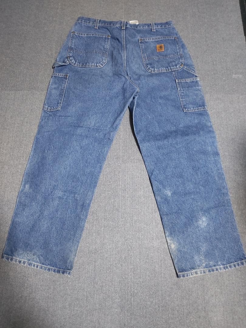 W36×Ⅼ30 Carhartt カーゴパンツ デニム