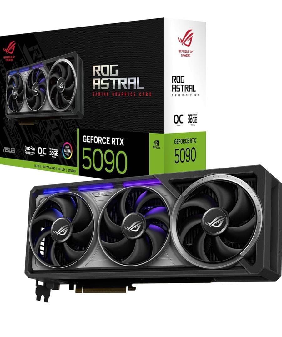 グラフィックボード・グラボ・ビデオカード ASUS ROG-ASTRAL-RTX5090-O32G-GAMING