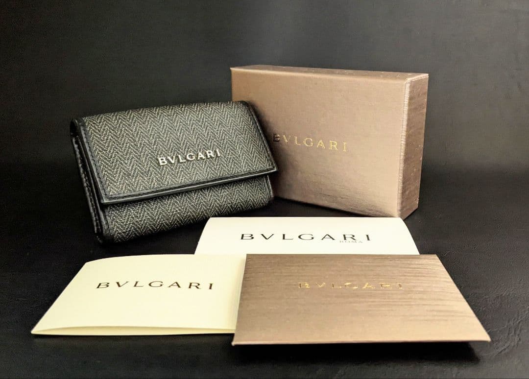 【超極上】ブルガリ キーケース カードケース