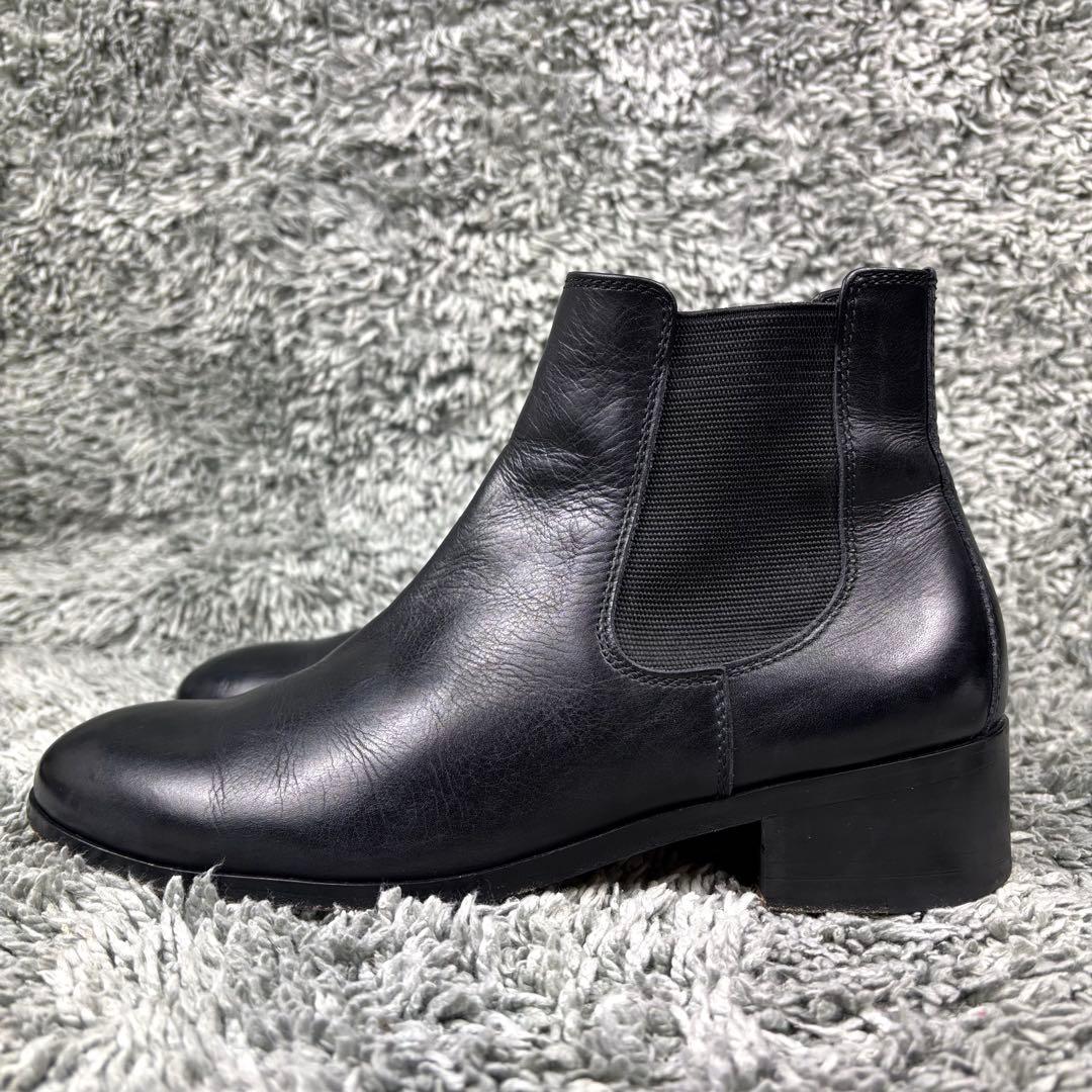 PADRONE パドローネ サイドゴアブーツ 40 ブラック