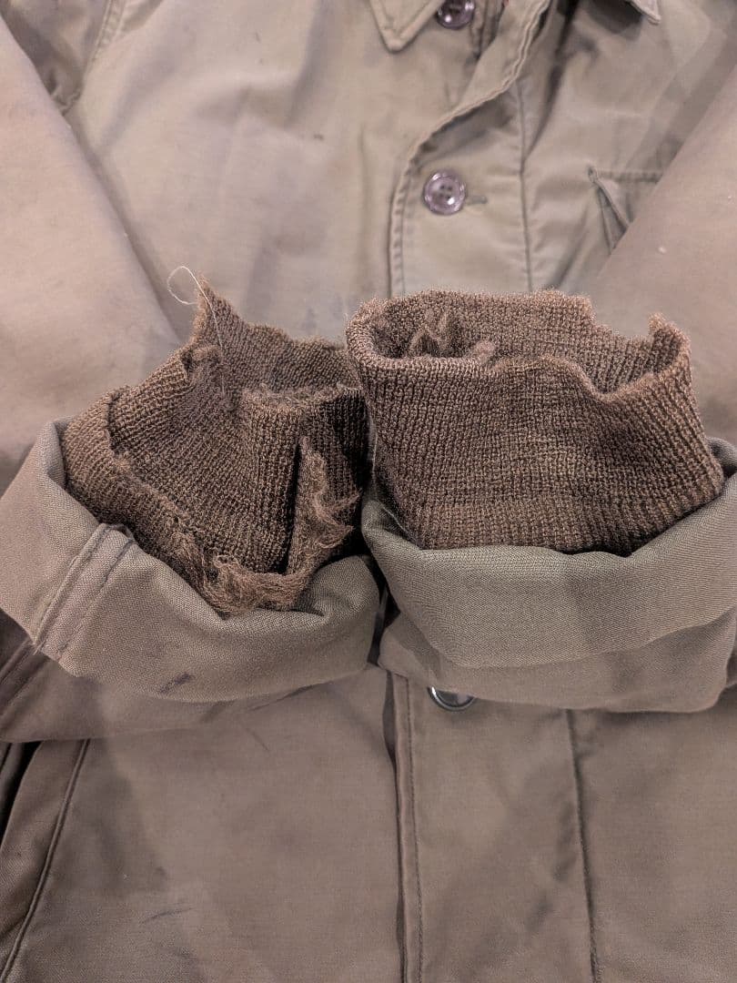 US.NAVY A2 デッキジャケット 38-40 M