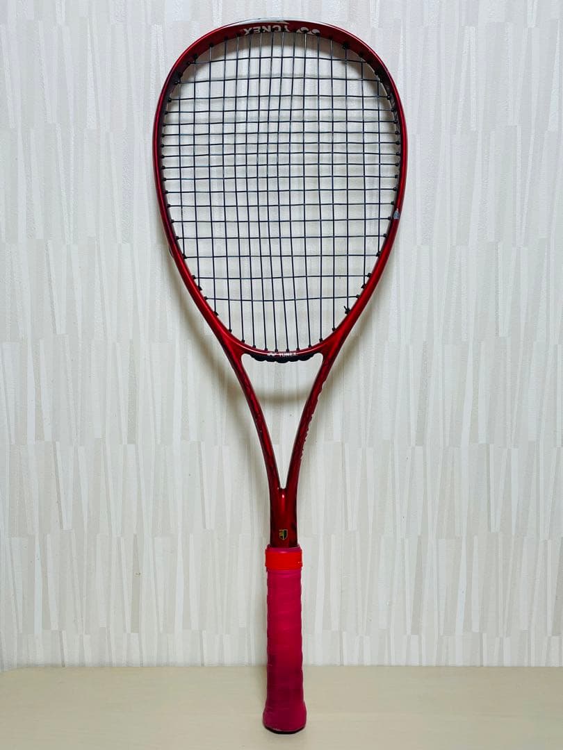 YONEX ヨネックス VOLTRAGE 7V 軟式 テニス ラケット レッド