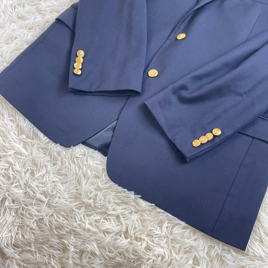 ラルフローレン✨️紺ブレ 金ボタン テーラードジャケット L～XL程 希少サイズ