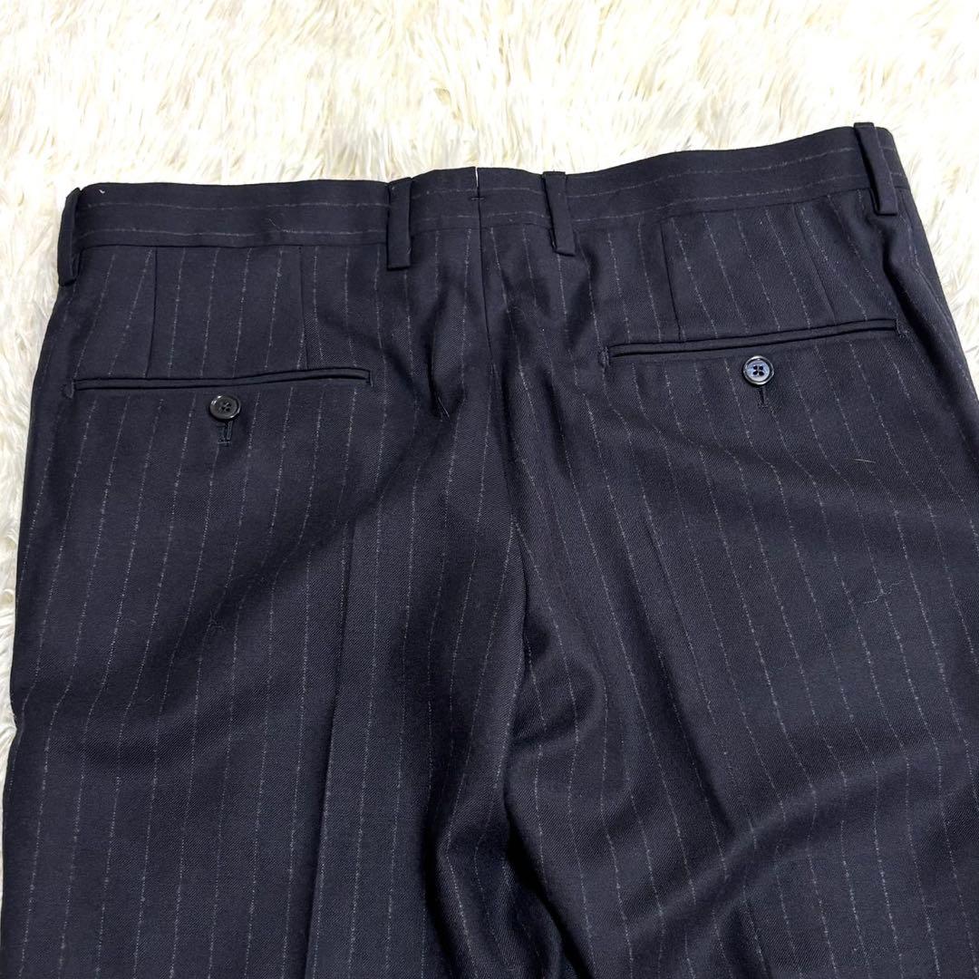 【美品】LARDINI ラルディーニ セットアップ スーツ ネイビー　 M