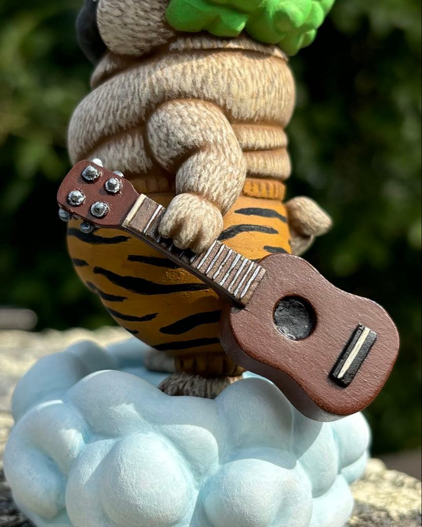 鬼おパグさん:雷様ver.(レジン製ハンドメイドフィギュア)