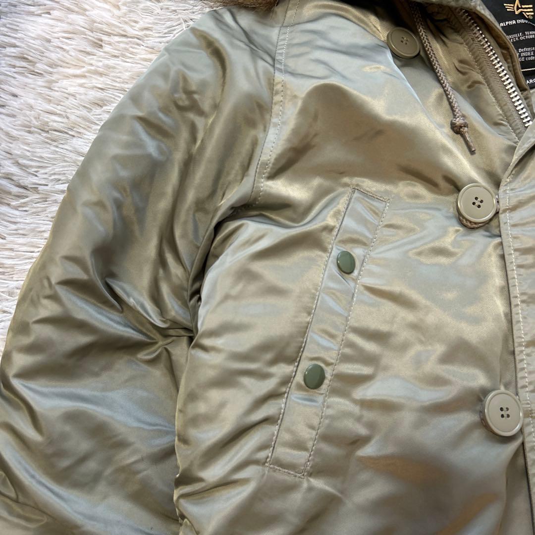 【美品】ALPHA INDUSTRIES N-3B ジャパンフィット XLサイズ