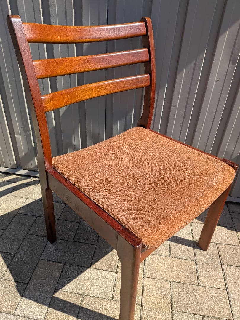 希少 天童木工 ブラジリアンローズウッド ダイニングチェア ④