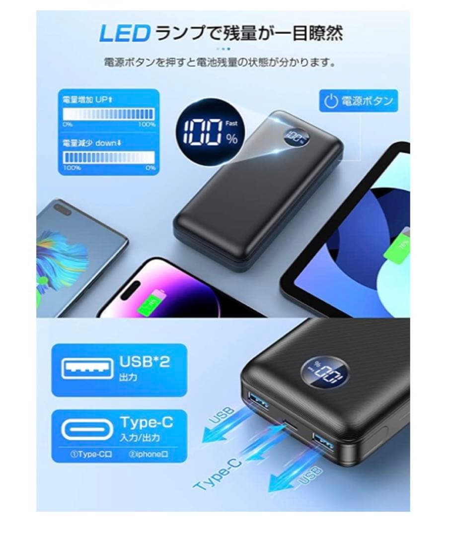 モバイル充電40000mA 格安