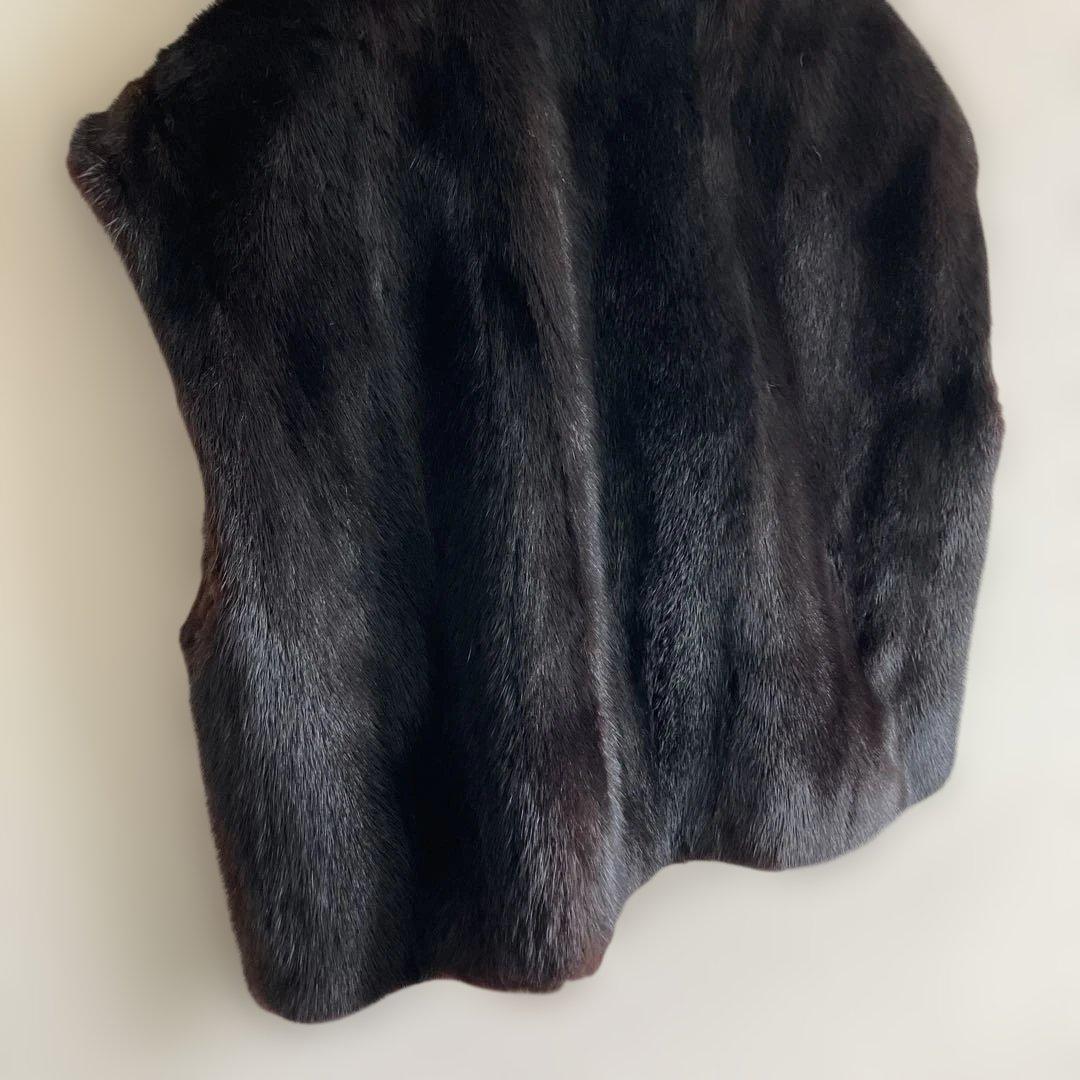 ミンク　ショートベスト