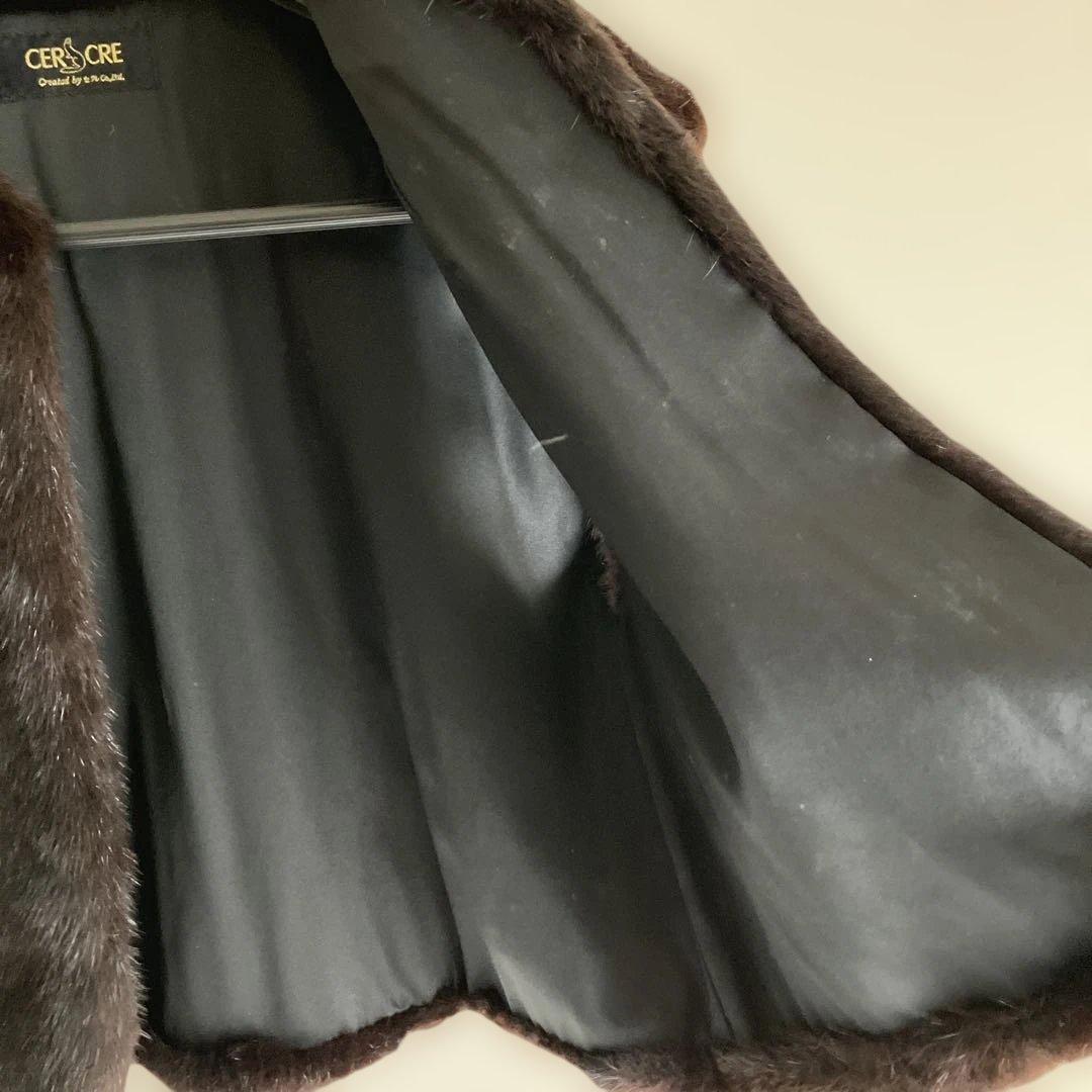 ミンク　ショートベスト