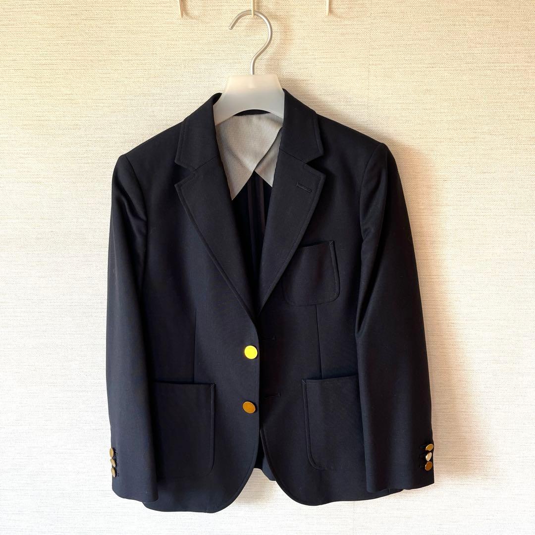 トゥモローランド　マカフィー　紺のテーラードジャケット40 コンパクトなサイズ感