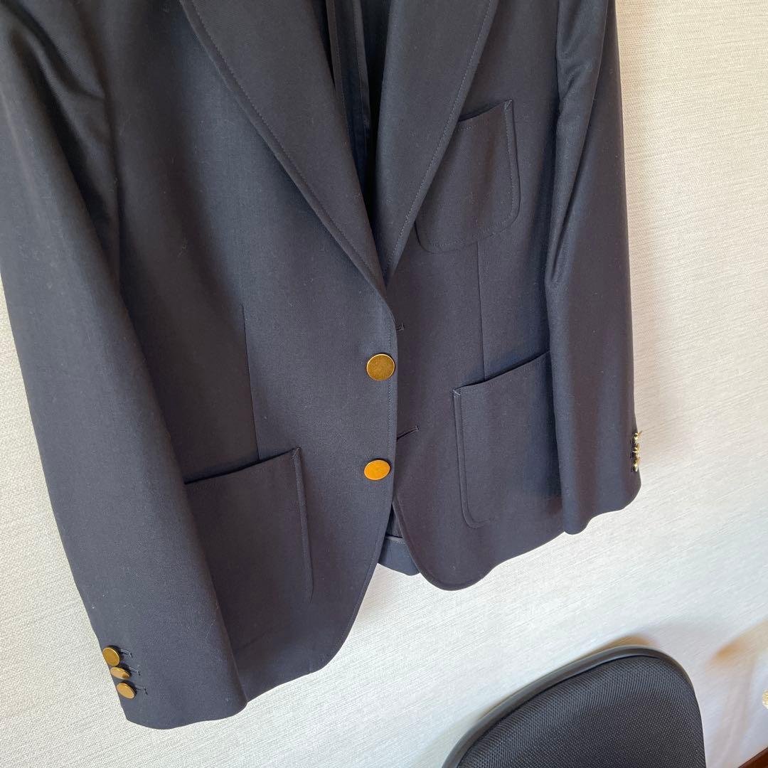 トゥモローランド　マカフィー　紺のテーラードジャケット40 コンパクトなサイズ感