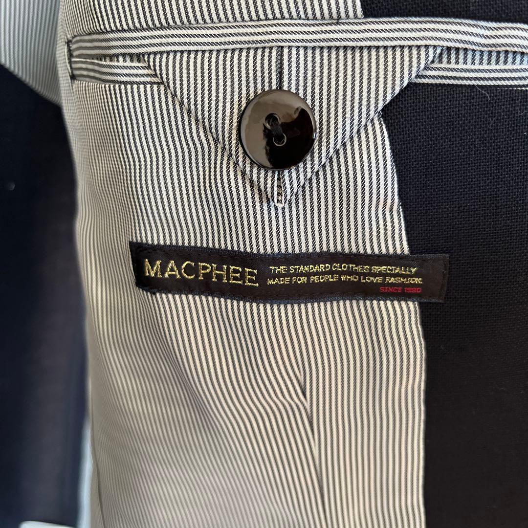 トゥモローランド　マカフィー　紺のテーラードジャケット40 コンパクトなサイズ感