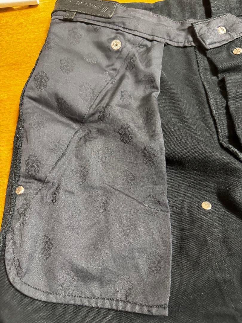 クロムハーツ カーペンターパンツ　ダブルニー W34