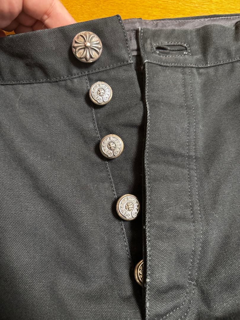 クロムハーツ カーペンターパンツ　ダブルニー W34