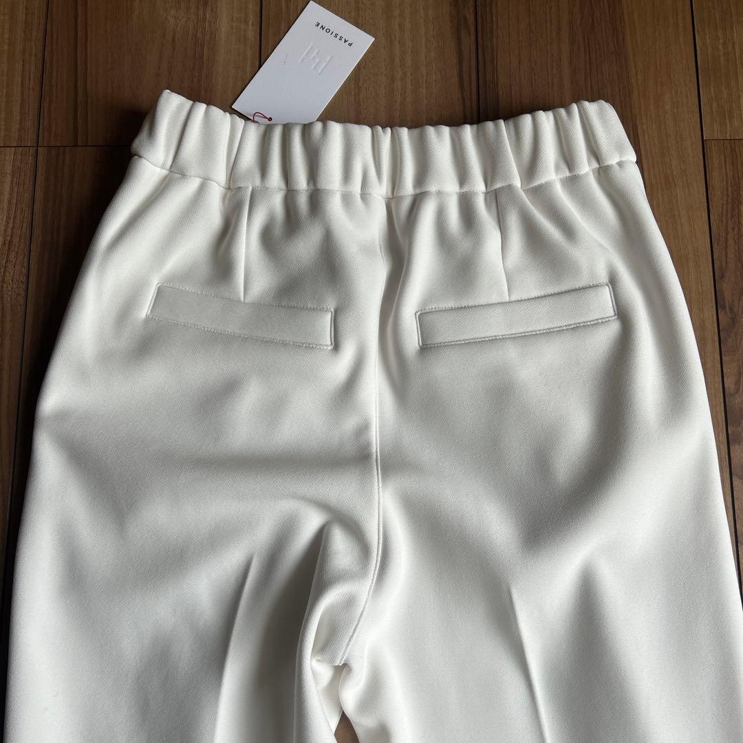 Mさま専用☆新品 PASSIONE ホワイトパンツ 裏起毛　36